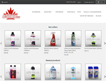 Tablet Screenshot of eshine.ca